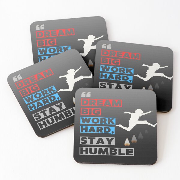 Item preview, Dream Big, Work Hard, Stay Humble - White designed and sold by irynaartbyim.