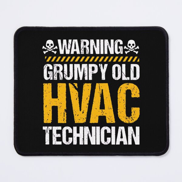 Item preview, Warning Grumpy Old HVAC Technician designed and sold by DoodleUrban.