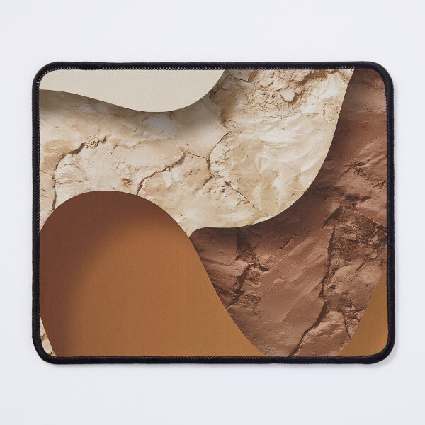 Item preview, Modern Abstract Concrete Art with Beige, Brown, and Orange colors designed and sold by paulo silveira.