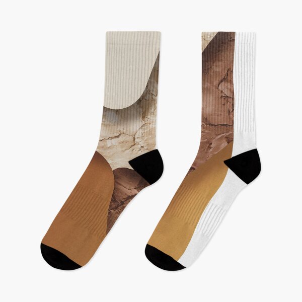 Item preview, Modern Abstract Concrete Art with Beige, Brown, and Orange colors designed and sold by paulo silveira.