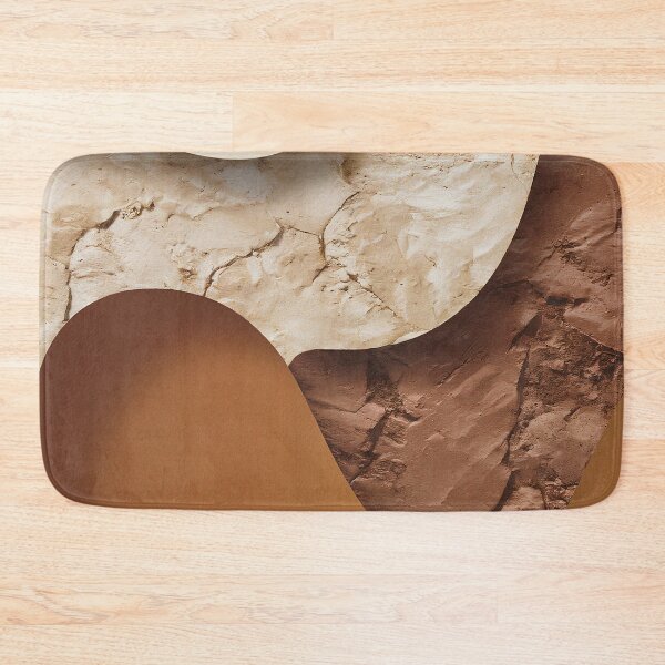 Item preview, Modern Abstract Concrete Art with Beige, Brown, and Orange colors designed and sold by paulo silveira.