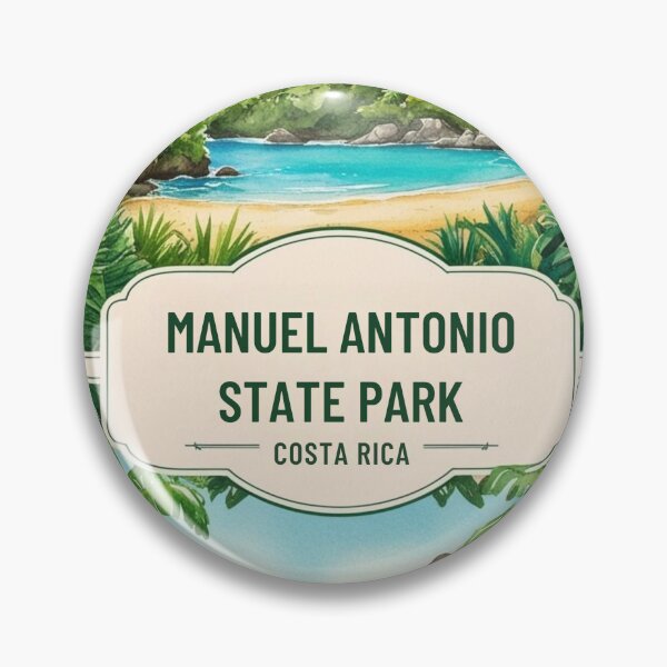 Item preview, Tropical Paradise: Manuel Antonio State Park Costa Rica Vintage Travel Poster designed and sold by Heritage Print Co.