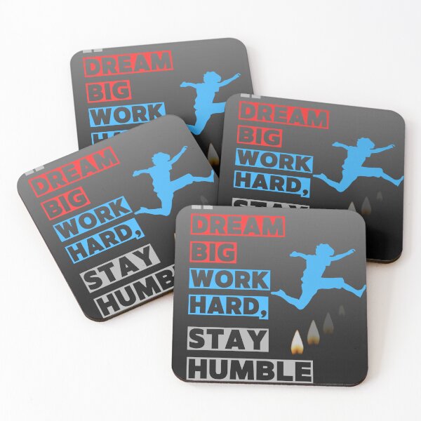Item preview, Dream Big, Work Hard, Stay Humble - Sky Blue designed and sold by irynaartbyim.