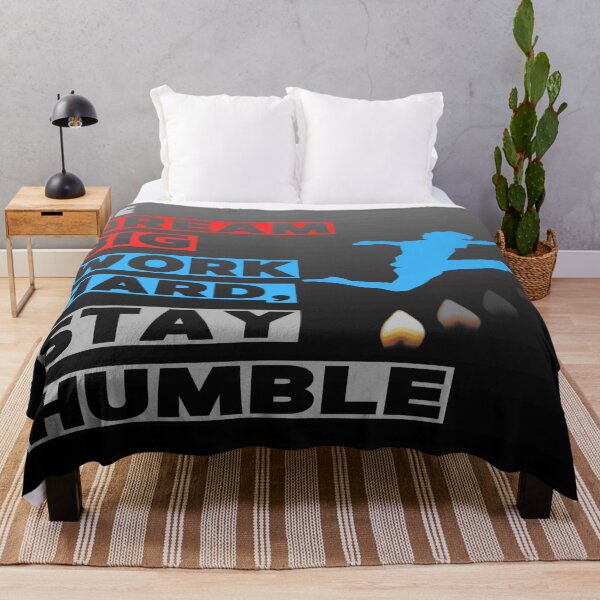 Item preview, Dream Big, Work Hard, Stay Humble - Sky Blue designed and sold by irynaartbyim.