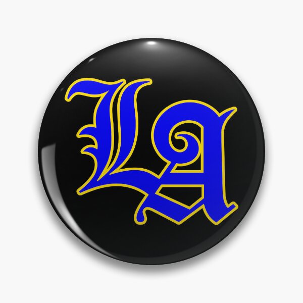 Item preview, LA Familia: LA Rams Logo (Yellow Outline) designed and sold by damgoodgame.