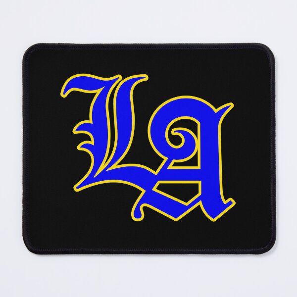 Item preview, LA Familia: LA Rams Logo (Yellow Outline) designed and sold by damgoodgame.
