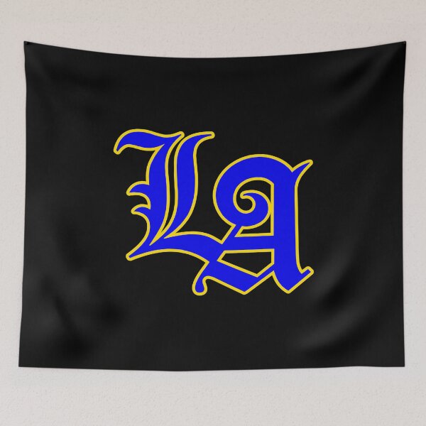 Item preview, LA Familia: LA Rams Logo (Yellow Outline) designed and sold by damgoodgame.