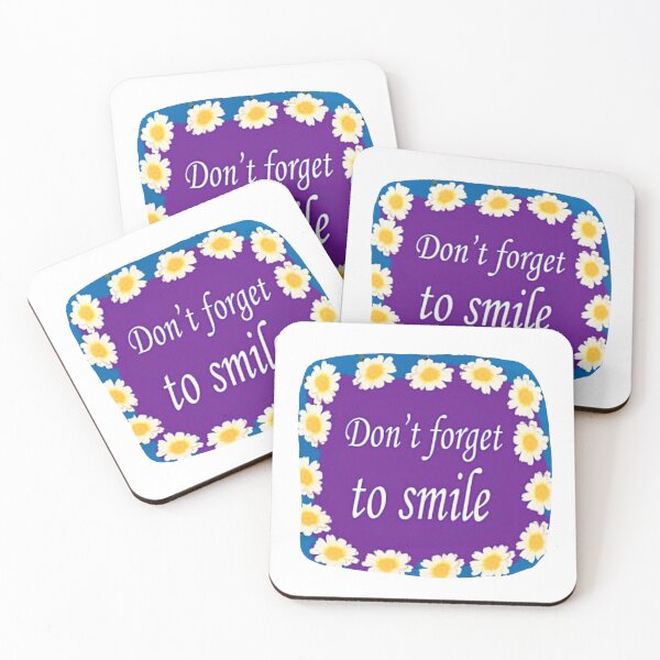 Item preview, Don't Forget to Smile - Daisy Floral Design designed and sold by TheCutesyDoodle.