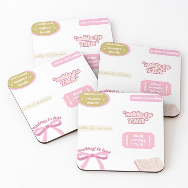 Item preview, kindle reading sticker pack designed and sold by MAISONDEPODIUM.