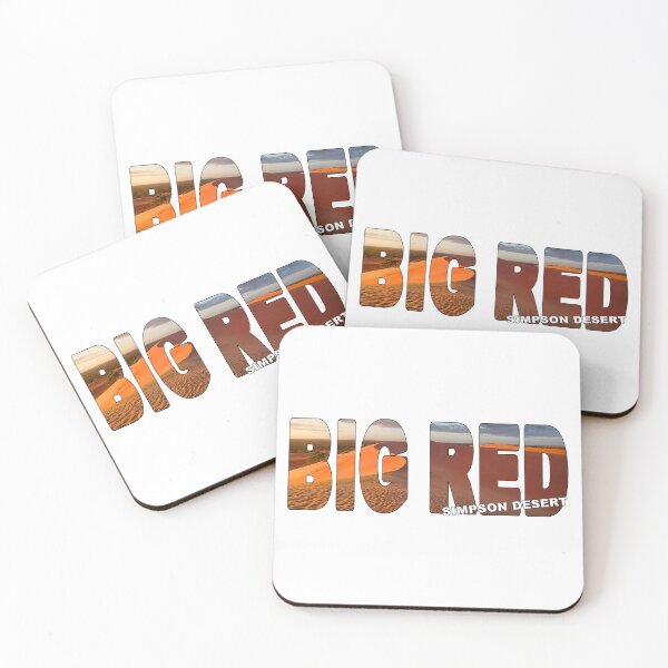 Item preview, BIG RED Simpson Desert - Queensland Sunrise Red Sand Dunes designed and sold by Adam Gormley.