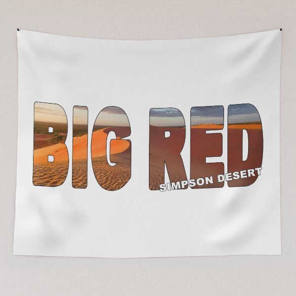 Item preview, BIG RED Simpson Desert - Queensland Sunrise Red Sand Dunes designed and sold by Adam Gormley.
