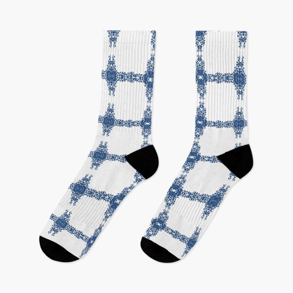 Item preview, Blue vine grid pattern designed and sold by PLPGH.