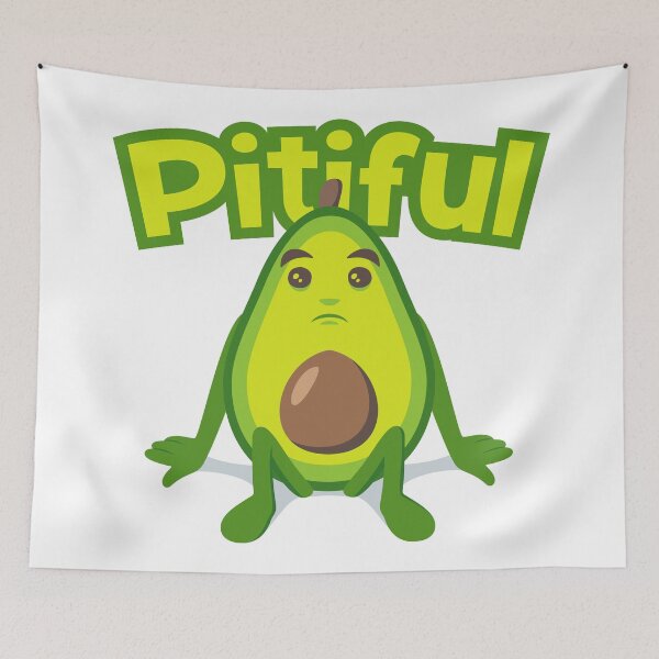 Item preview, JoyPixels™ Pitiful Avocado Emoji designed and sold by JoyPixels.