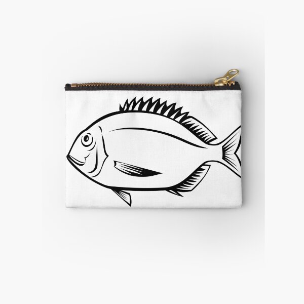 Item preview, Yellowback Bream or Dentex Spariformis Side View Retro Style designed and sold by patrimonio.