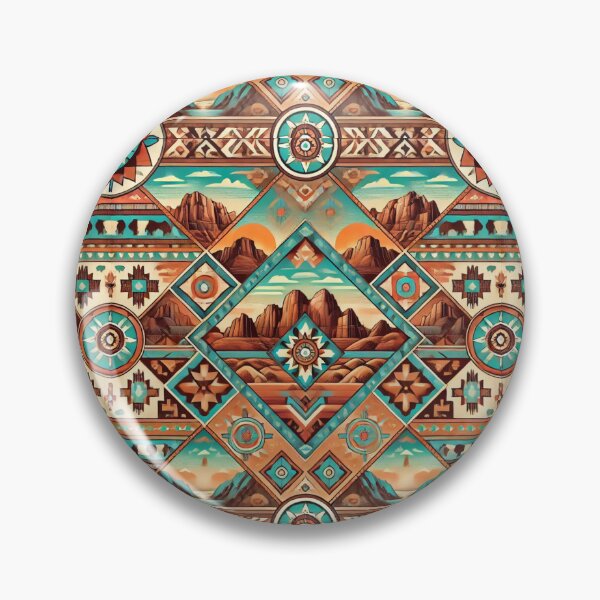 Item preview, Native American Southwestern Heritage – Seamless Pattern designed and sold by Meta2Physical.