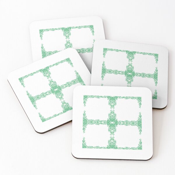 Item preview, green vine grid pattern designed and sold by PLPGH.
