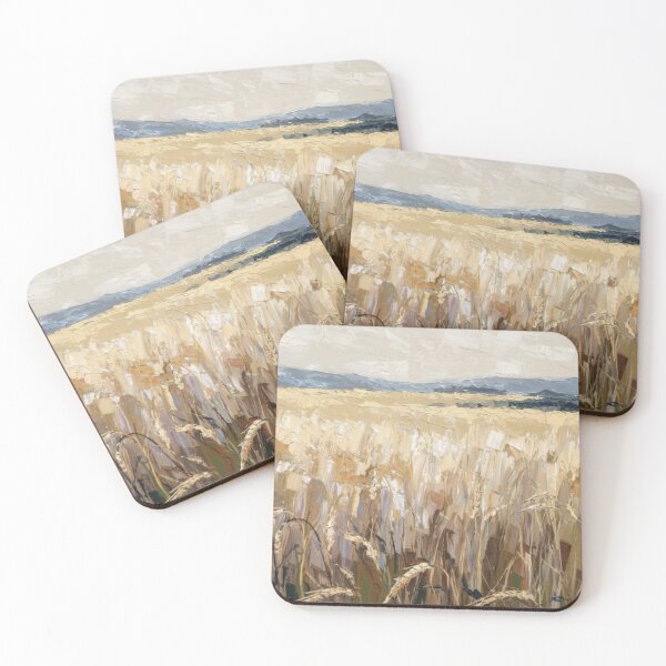 Item preview, Sunlit Wheat Fields with Rolling Hills in Rural France designed and sold by CARRAANN.