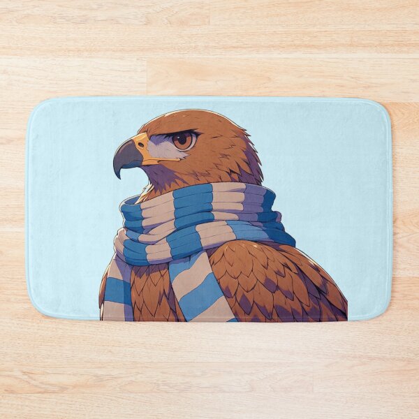 Item preview, Wise Eagle Wearing a Blue and Grey House Scarf designed and sold by 2ndSketch.