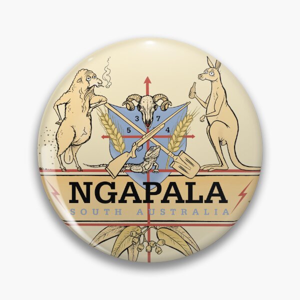 Item preview, Ngapala Coat Of Arms designed and sold by Jed Dunstan.