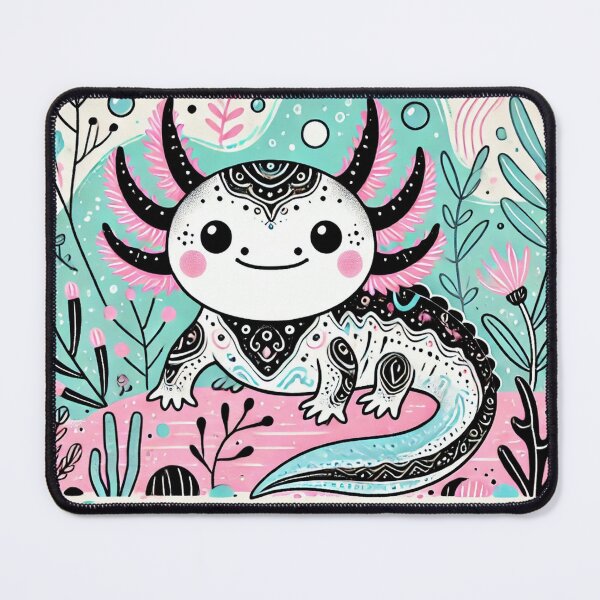 Item preview, Adorable Kawaii Axolotl Design with Pastel Colors designed and sold by RetroPop23.