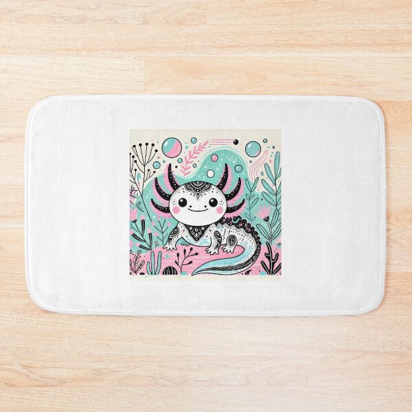 Item preview, Adorable Kawaii Axolotl Design with Pastel Colors designed and sold by RetroPop23.
