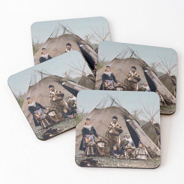 Item preview, Sami family in Norway designed and sold by 19th Century in Color.