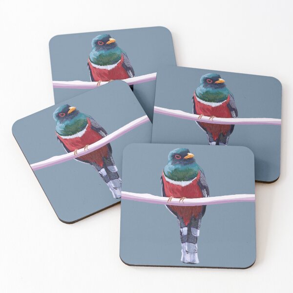 Item preview, Masked Trogon (Blue) designed and sold by okaymoose.