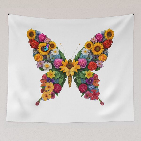 Item preview, A butterfly captivates with its vibrant wings designed and sold by houta.