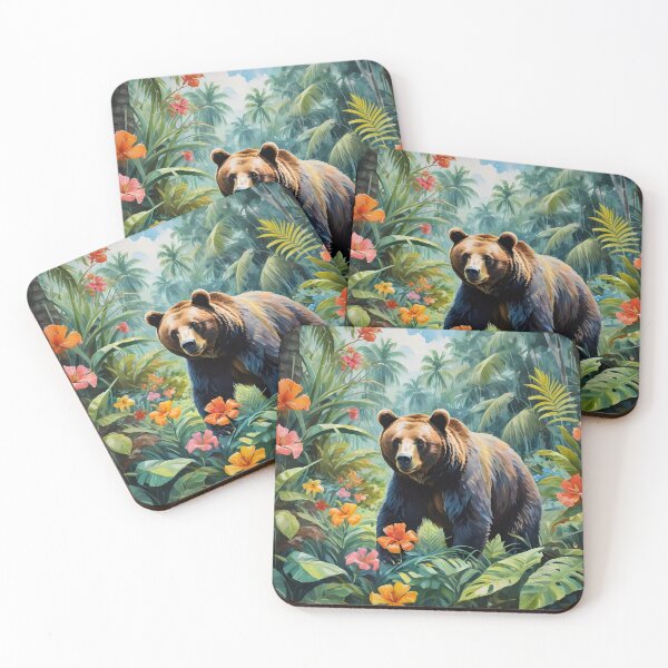 Item preview, A Bear In The Tropics designed and sold by Paw's Arts.