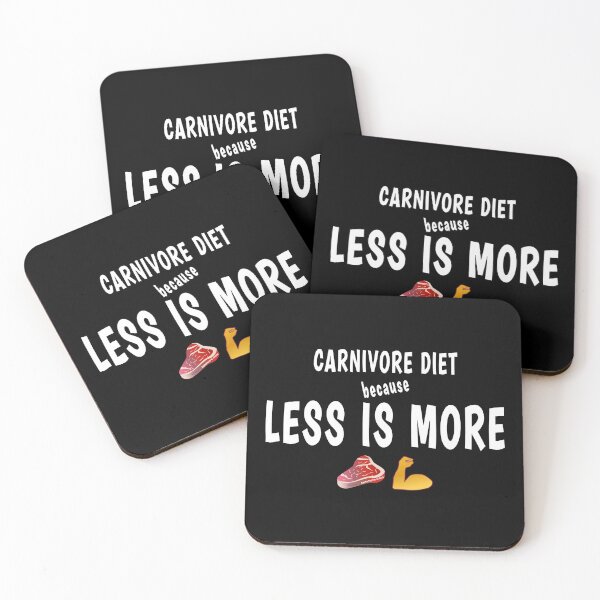 Item preview, CARNIVORE DIET. BECAUSE LESS IS MORE | Keto Carnivore Diet  designed and sold by Made by Tamar.