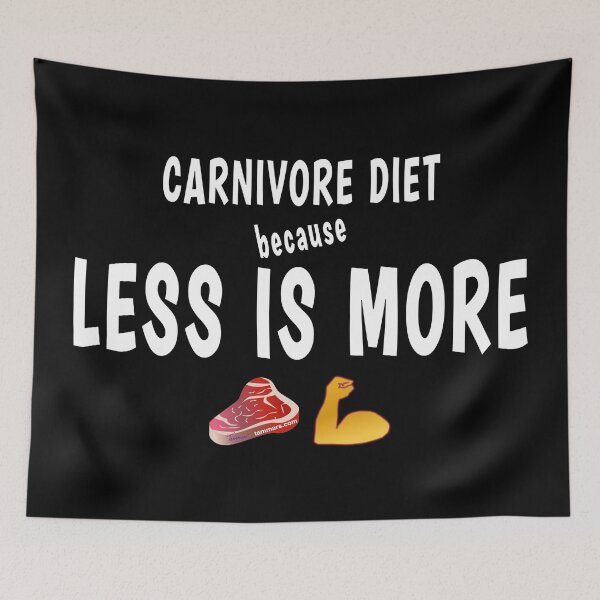 Item preview, CARNIVORE DIET. BECAUSE LESS IS MORE | Keto Carnivore Diet  designed and sold by Made by Tamar.