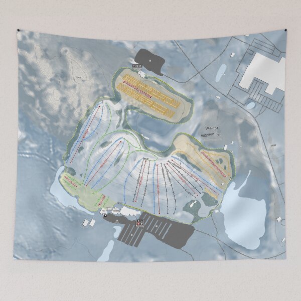 Item preview, Wilmot Mountain Resort Trail Map designed and sold by Mapsynergy.