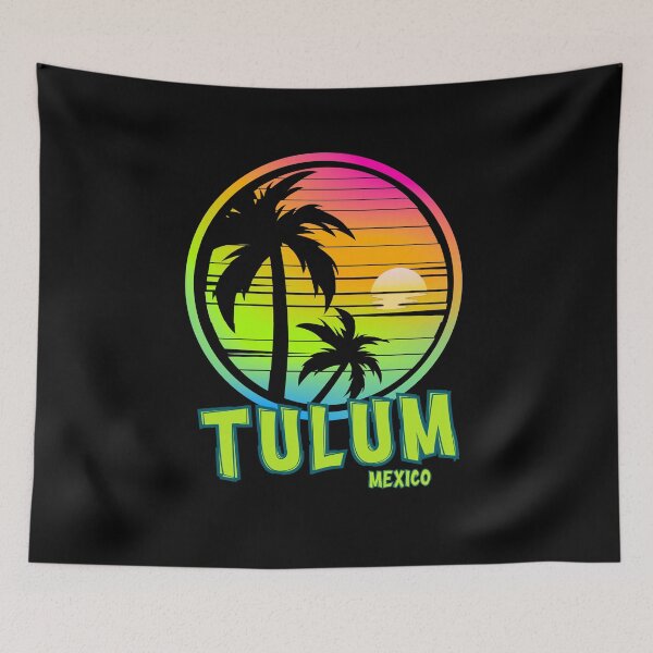 Item preview, TULUM, TULUM Vintage Sunset, TULUM Mexico Sunrise, Beach Lifestyle, Ocean Waves,Tropical Vacation designed and sold by Sun Sand & Sea Art.