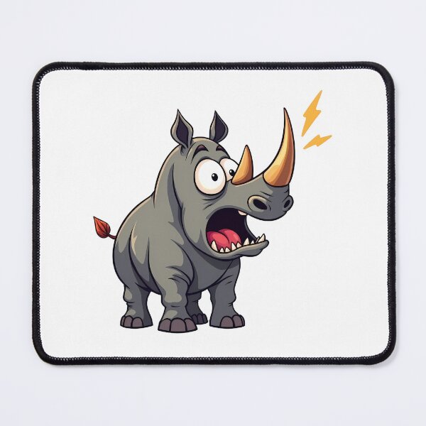 Item preview, "Amazed rhino" designed and sold by Tecno-Art-Land.