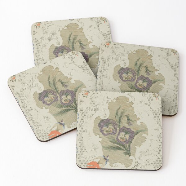 Item preview, Large Purple and Yellow Flowers – Valentines Day Cards & Sticker designed and sold by QuteStuffHere.