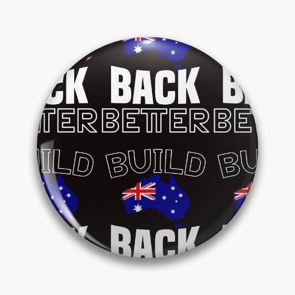 Item preview, Build Back Better - Cool Australia Map Flag  designed and sold by leo121687.