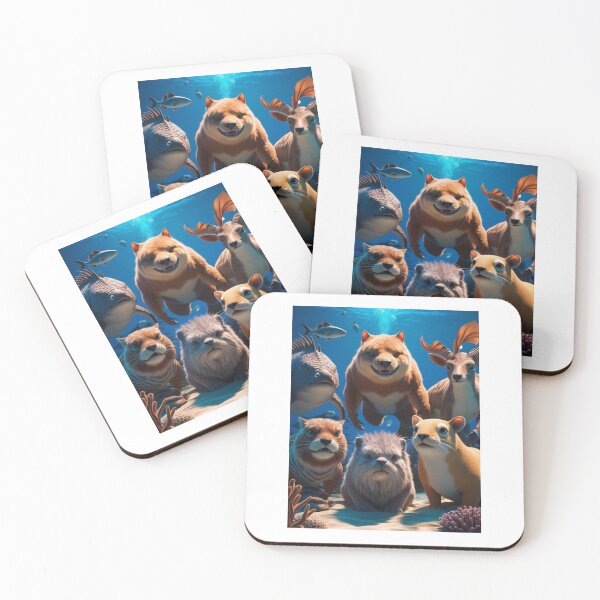 Item preview,  Animal animals blue flim designed and sold by ShopTwentyFour.