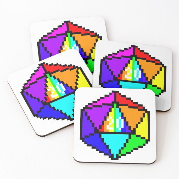 Item preview, D20 Rainbow Critical Success designed and sold by SkellyKitty.