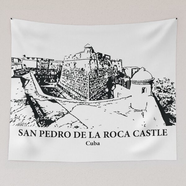 Item preview, Castillo de San Pedro de la Roca - Cuba designed and sold by Lakeric Cityscapes.