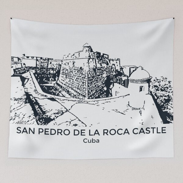 Item preview, Castillo de San Pedro de la Roca - Cuba designed and sold by Lakeric Cityscapes.