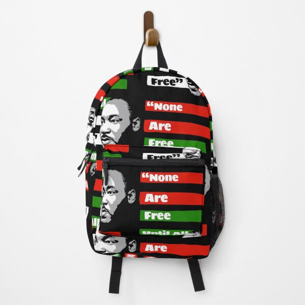 Item preview, None Are Free Until All Are Free - Martin Luther King Jr - MLK Day designed and sold by TeesByAngelzB.