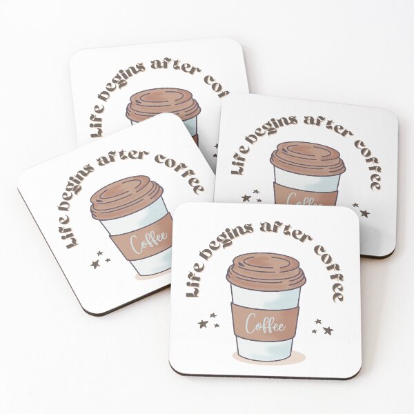 Item preview, life begins after coffee designed and sold by Multimedia By Holly.