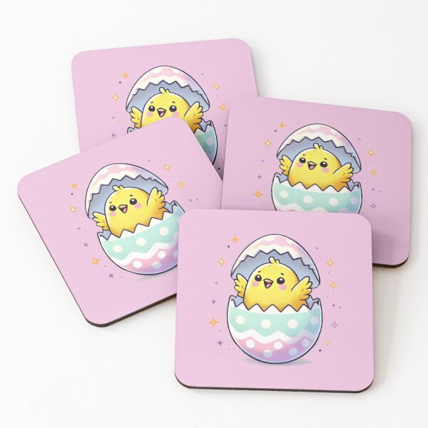 Item preview, Happy Easter Chick in Eggshell - Cute Spring Illustration designed and sold by CritterManiaUK.