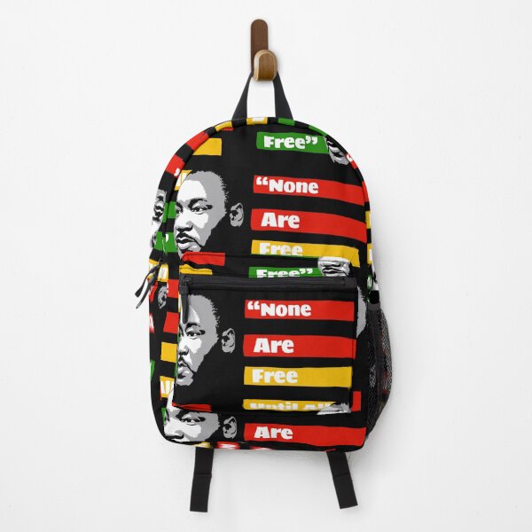 Item preview, None Are Free Until All Are Free - Martin Luther King Jr - MLK Day designed and sold by TeesByAngelzB.