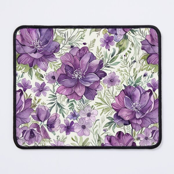Item preview, Purple floral design designed and sold by CoolPixels.