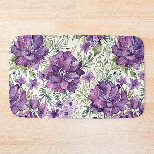 Item preview, Purple floral design designed and sold by CoolPixels.