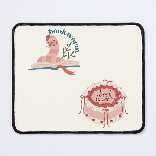 Item preview, Peach bookish pack for book lovers designed and sold by Neadoodles.