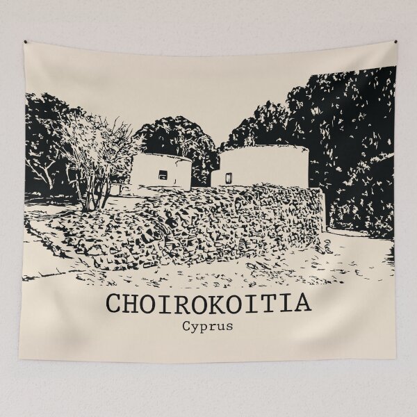 Item preview, Choirokoitia - Cyprus designed and sold by Lakeric Cityscapes.