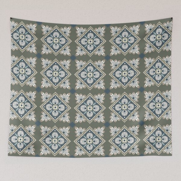 Item preview, Boho geometry flora pattern  designed and sold by JamyArts.