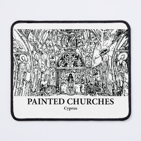 Item preview, Painted Churches - Cyprus designed and sold by Lakeric Cityscapes.